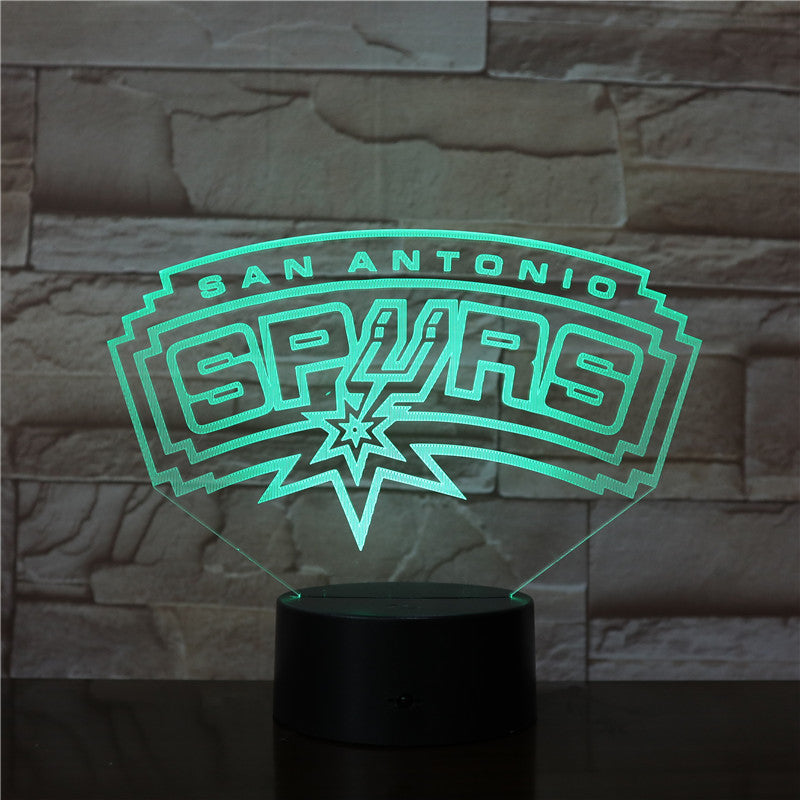 San Antonio Spurs 3D Illusion Led Lamp