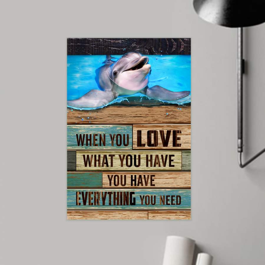 Dolphin – When You Love What You Have 3D – Poster