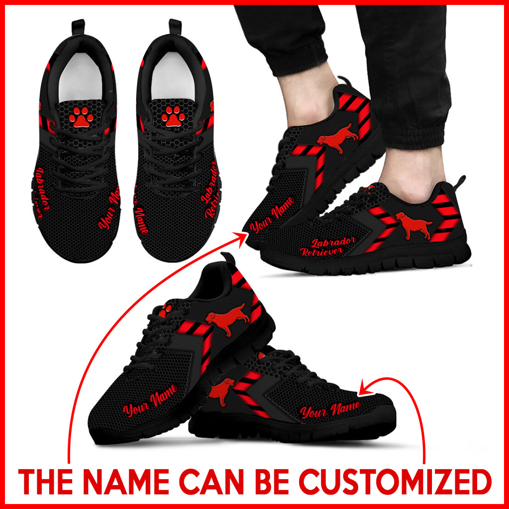Labrador Retriever Dog Simplify Style Sneakers – Personalized Custom – Best Shoes For Dog Lover, Best Gift For Dog Mom