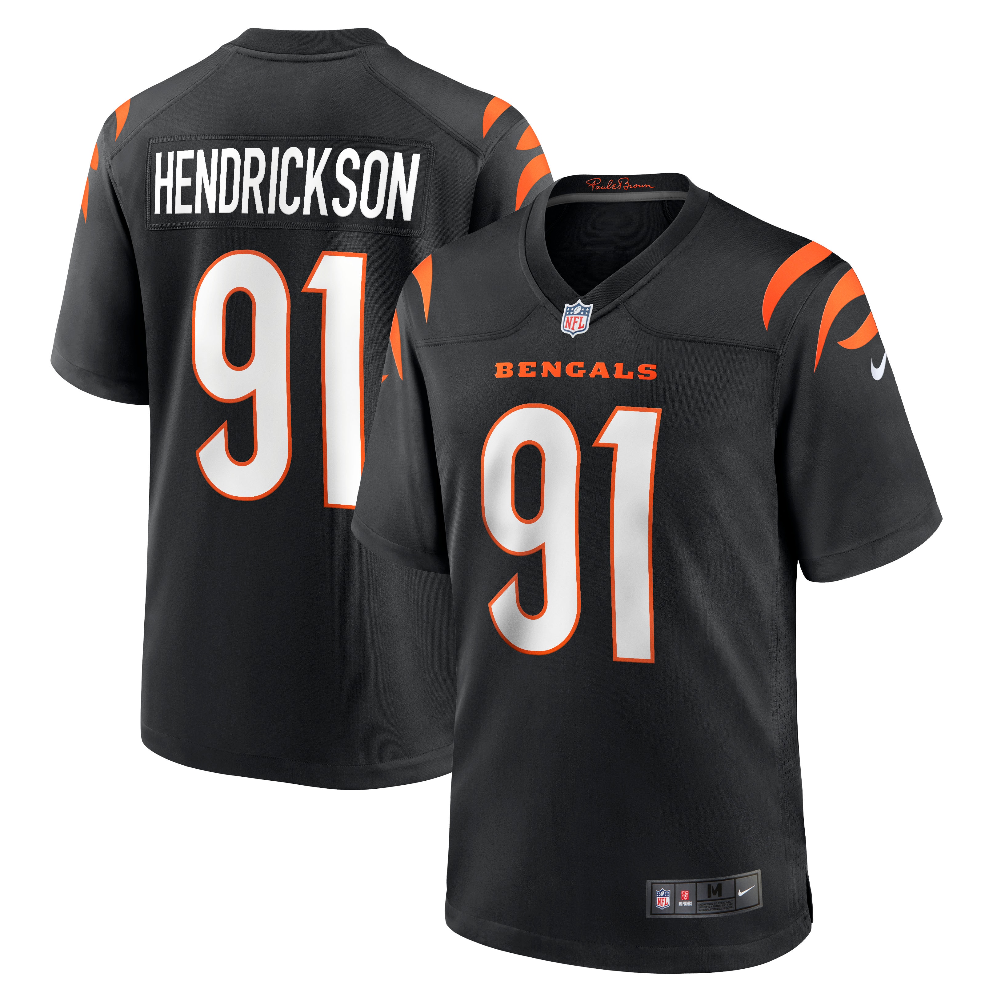 Trey Hendrickson Cincinnati Bengals Game Jersey – Black