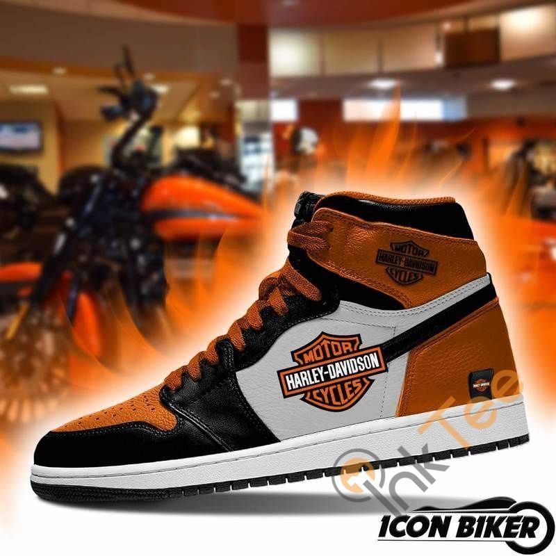 Harley Davidson Motorcycle Harley Davidson Custom Sneakers It1139 Air JD Sneaker Air JD High Sneakers