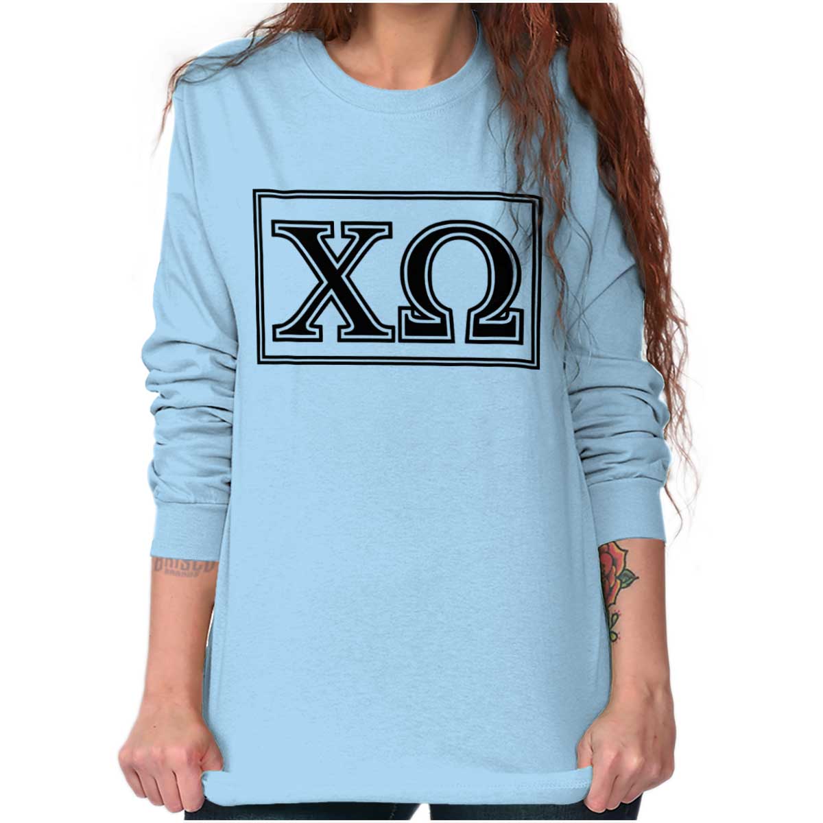 Classic Chi Omega Long Sleeve Tee
