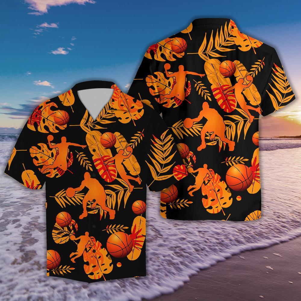 Basketball Tropical Hawaii Shirt For Men Women Ha2556