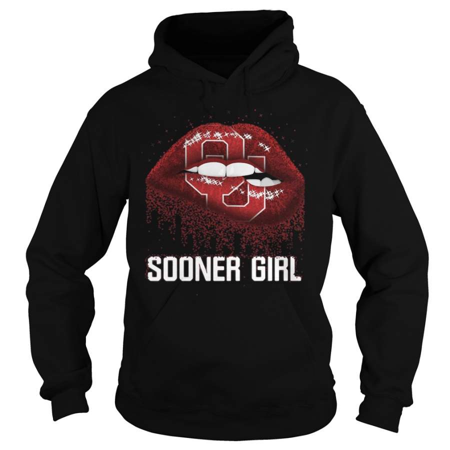 Oklahoma Sooners Girl Lip – Hoodie