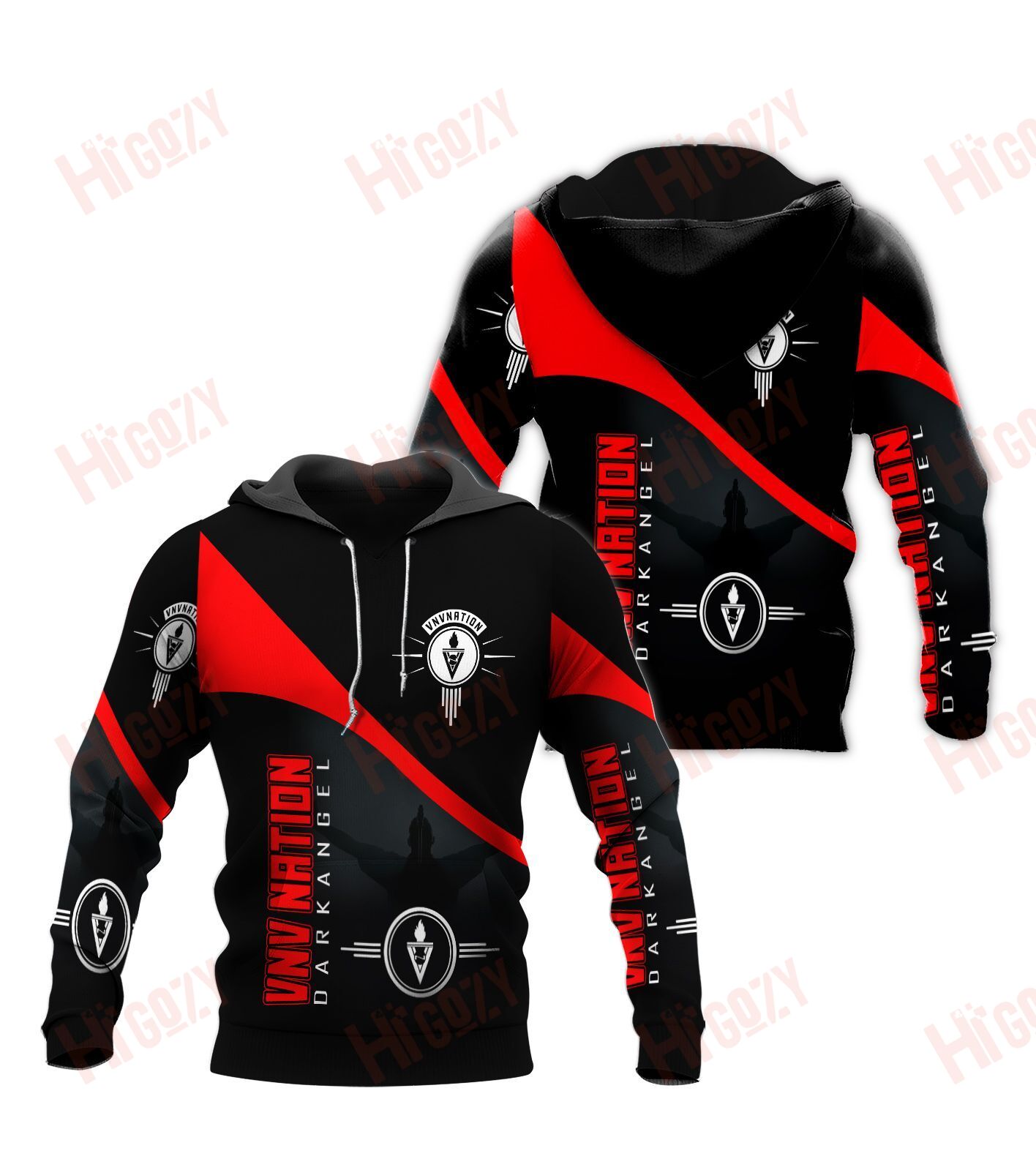 Vnv Nation 3D Hoodies Clothing Store Zip Hoodie Cool Hoodies, Hoodies For Women/ For Men – Nh464