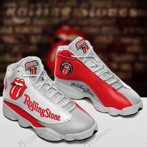 The Rolling Stones Air Jordan 13 Sneakers Personalized Shoes Design JD13 Sneakers Personalized Shoes Design