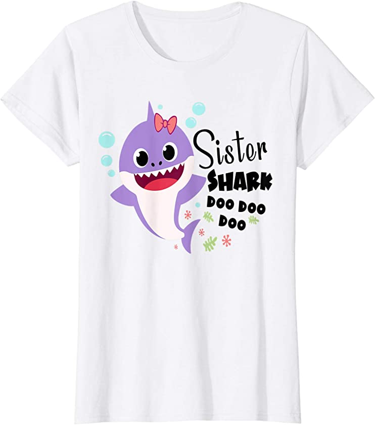 Baby Cute Shark Sister – Sister Shark Gift – Doo Doo Doo T-Shirt