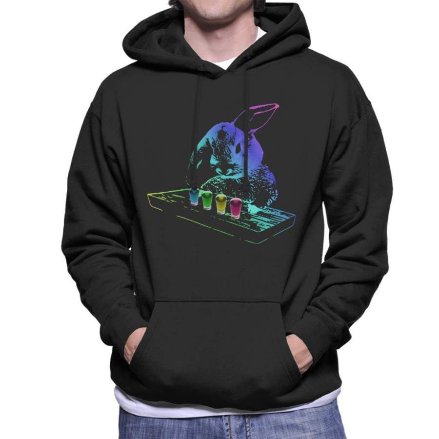 Bar Bunny With Shots Men’s Hooded Sweatshirt