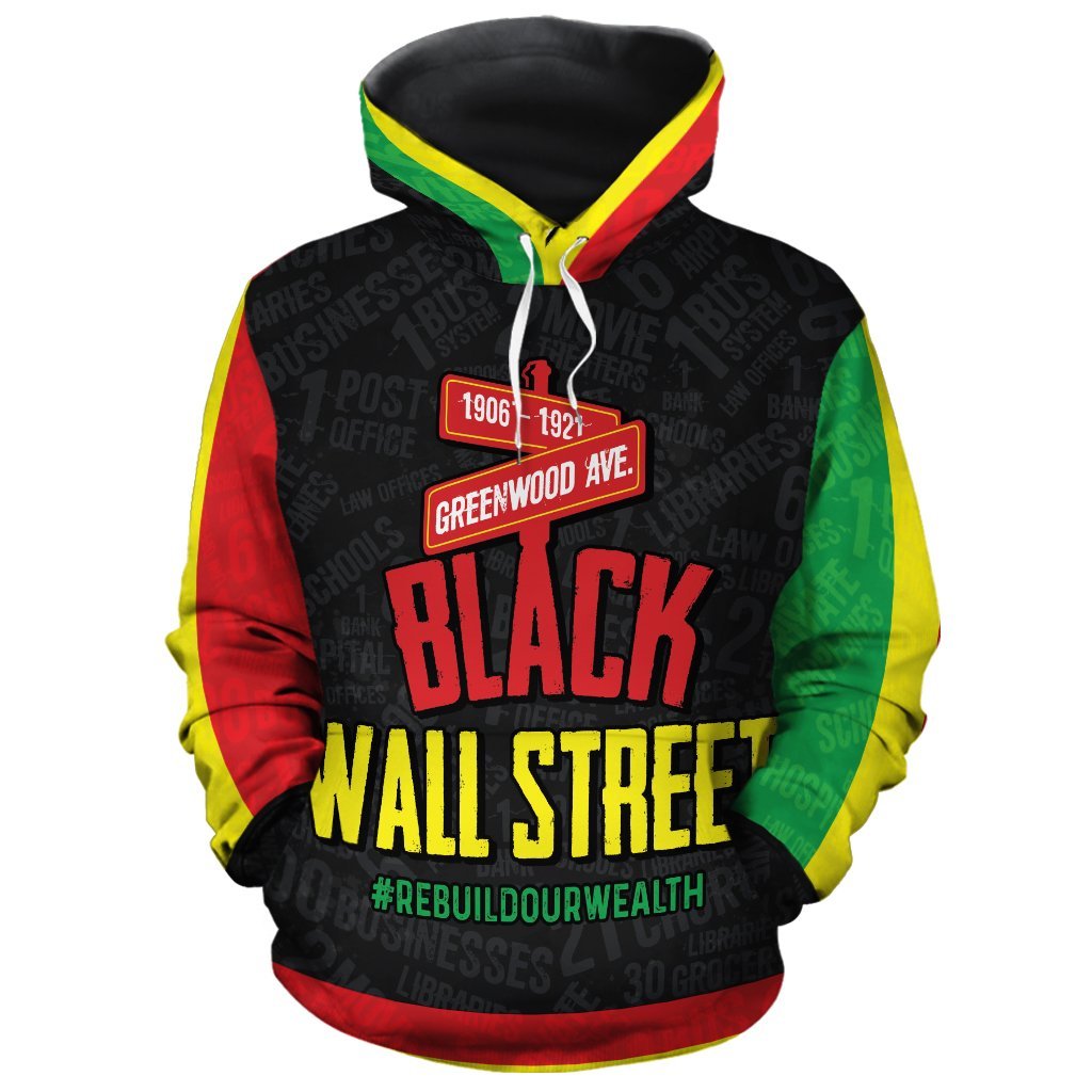 Black Wall St All-Over Hoodie