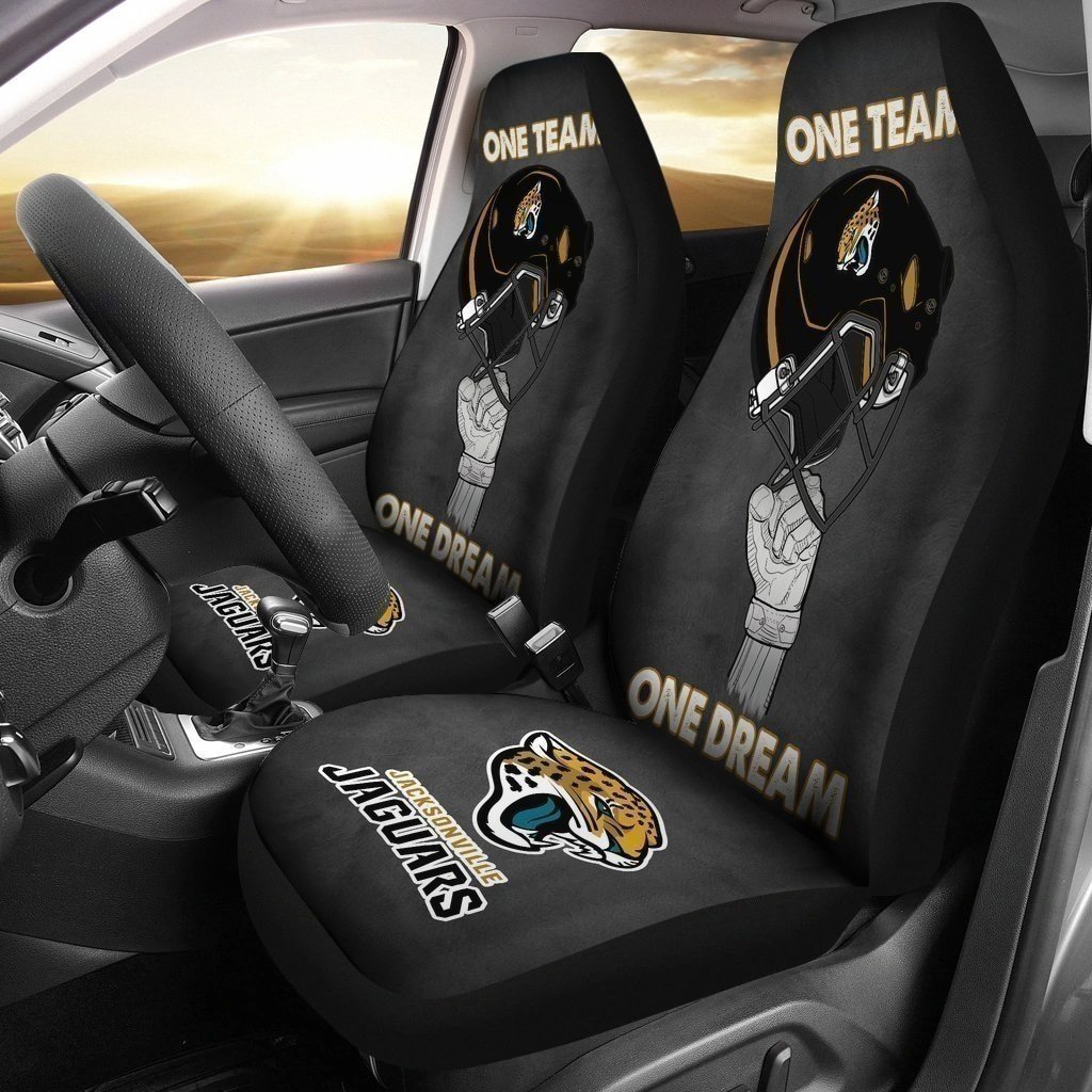 One Team One Dream Jaguars Football Team For Fan Gift Sku 438 Car Seat Covers