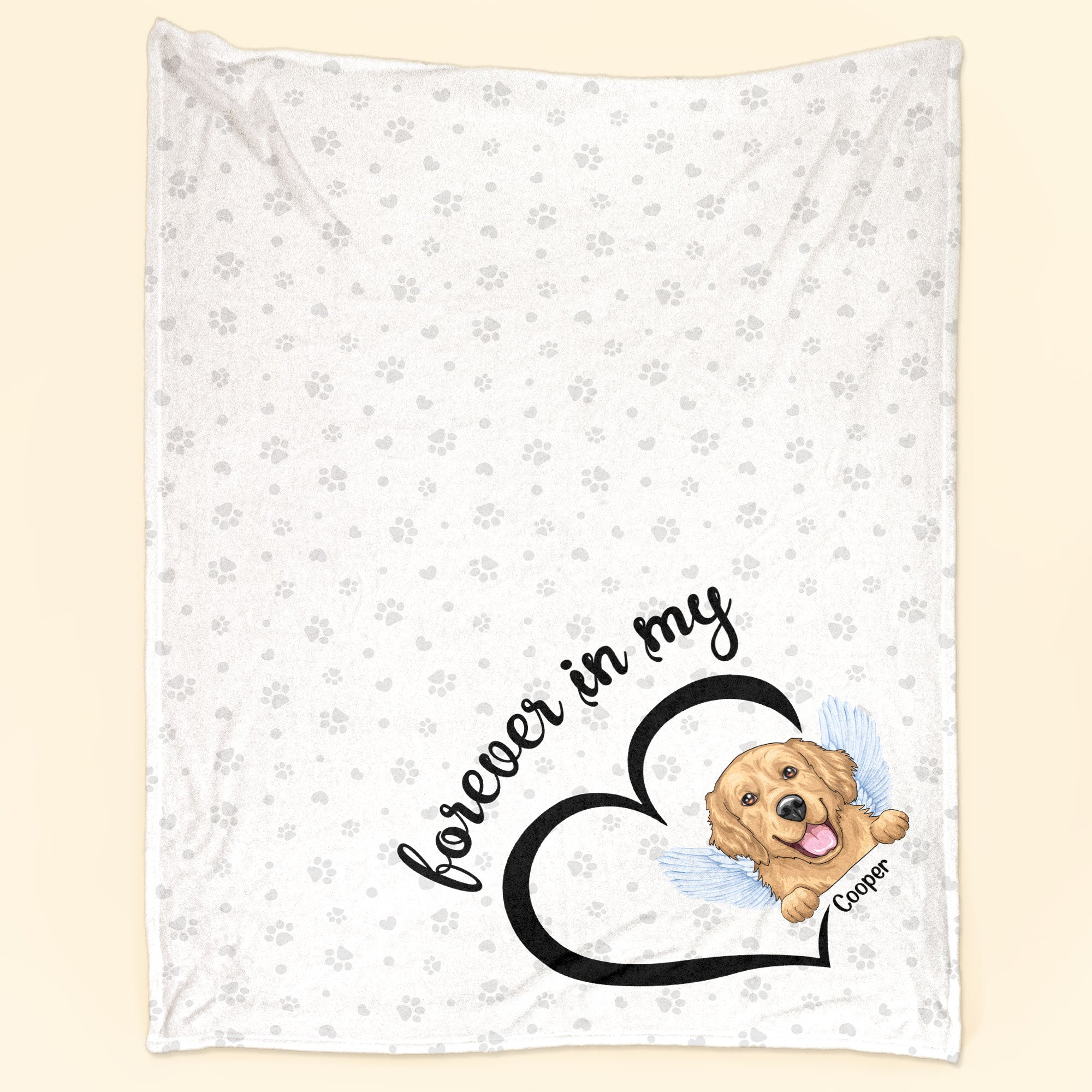 You Are Forever In My Heart – Personalized Blanket