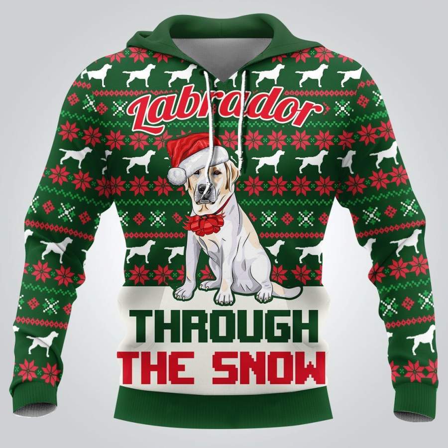 Labrador Christmas 3D Full Printing Hoodie Limited Edition