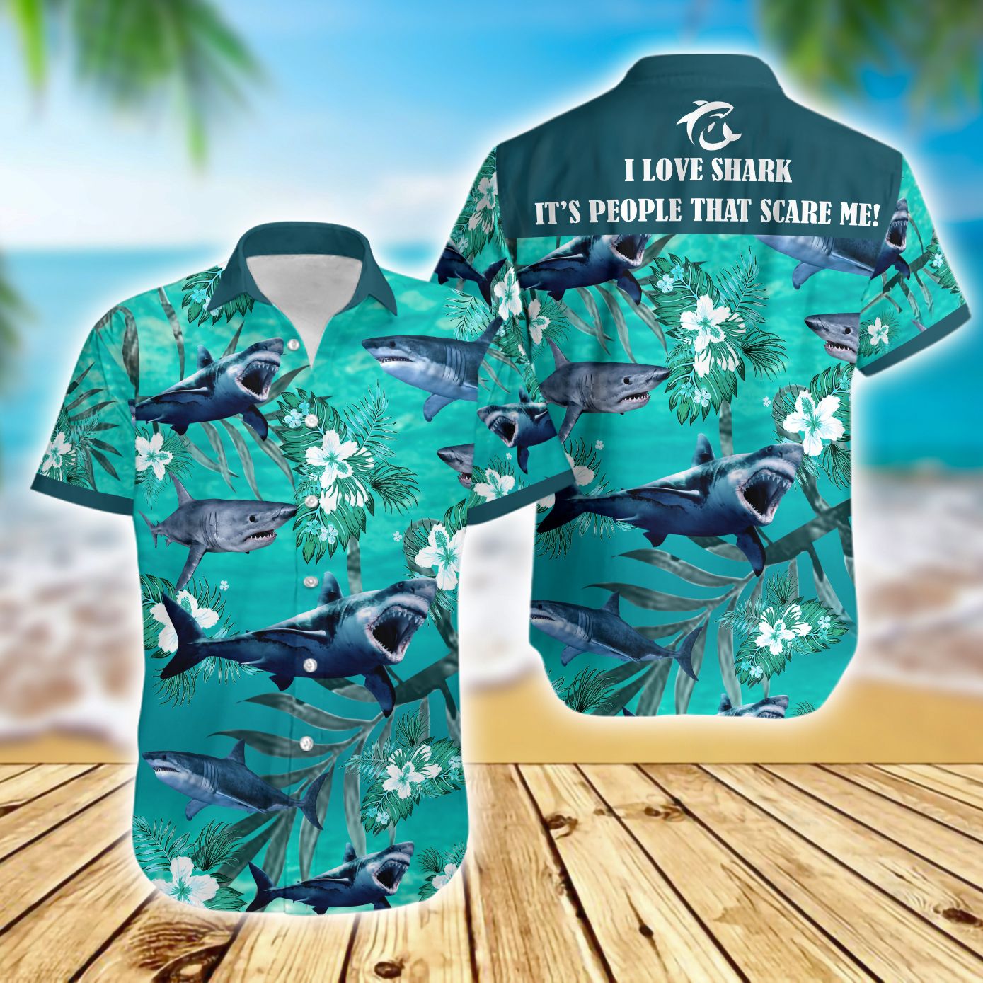 Shark Hawaiian Shirt Ha27245