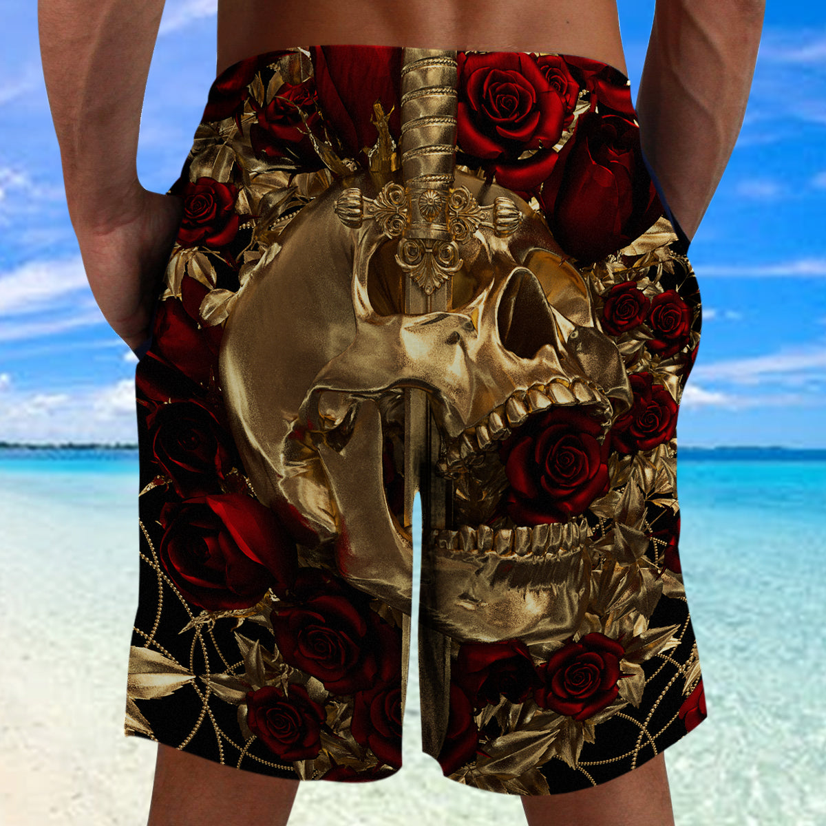 Skull 3D Shorts – 01497