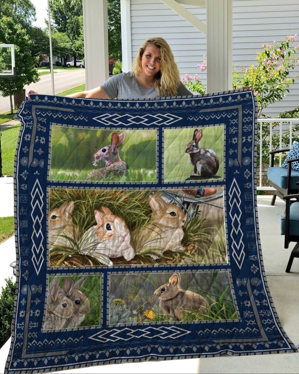 Rabbit Wg2207641Cl Quilt Blanket