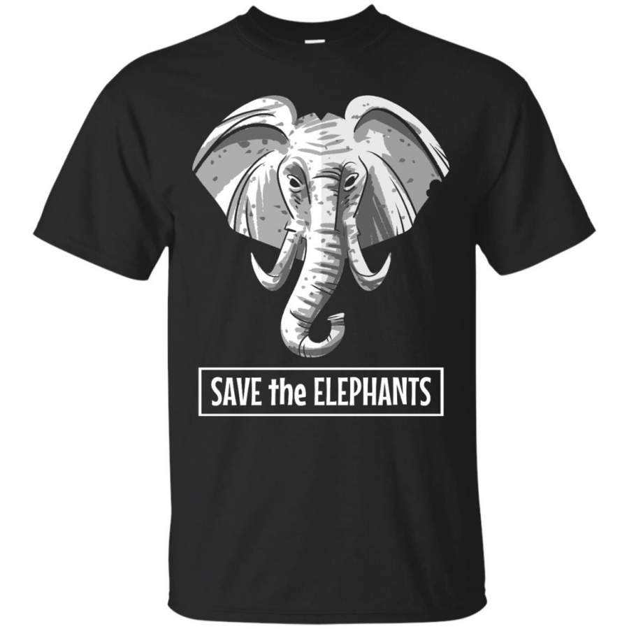 Save The Elephants, Cute Elephant, Wild Animal T-shirt T-Shirt