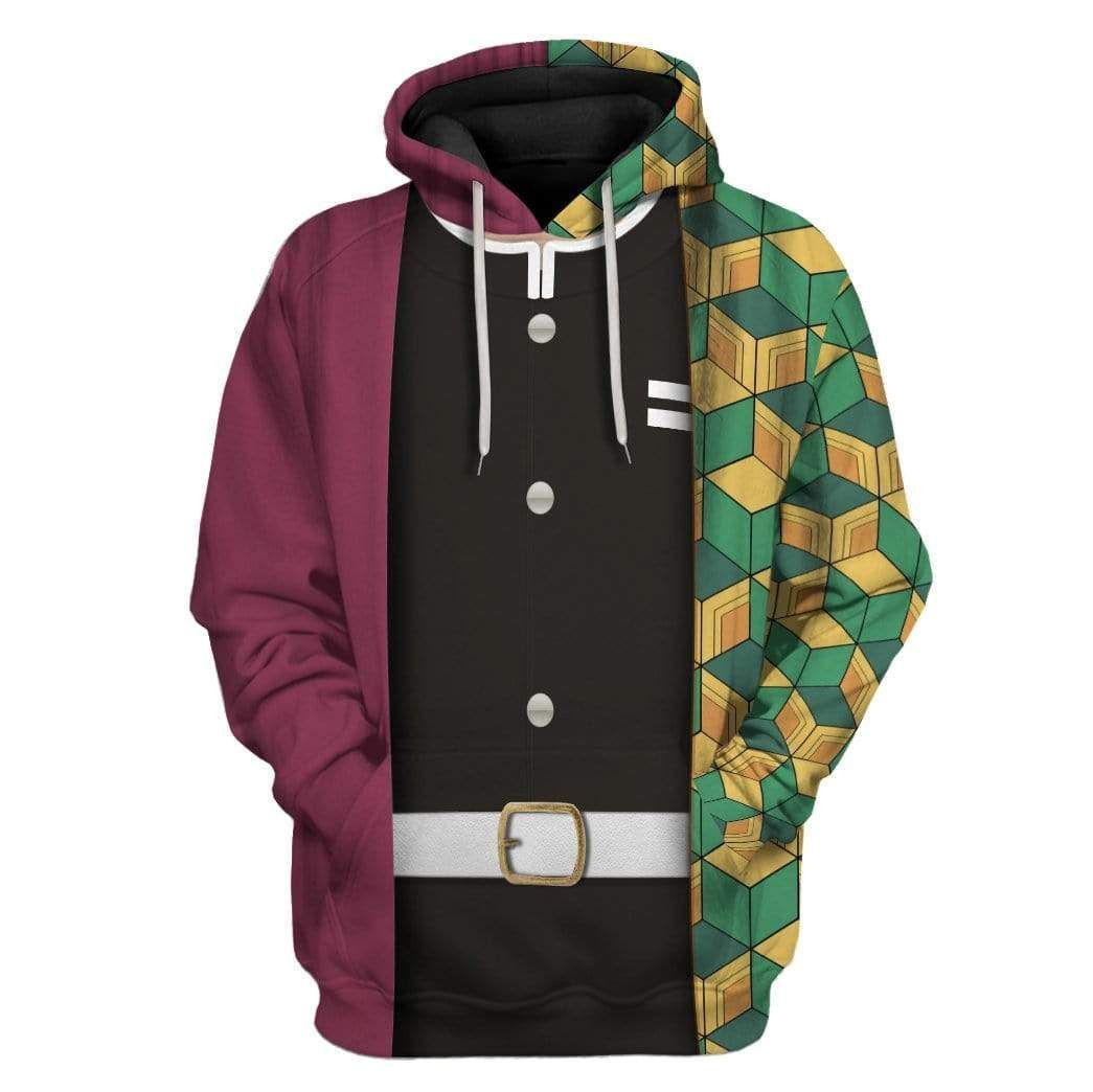 3D Custom Cosplay Demon Slayer Giyuu Hoodie Apparel