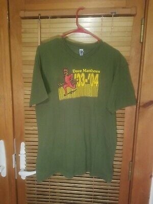 03 – 04 Vintage Dave Matthews Band Some Devil Album T Shirt  Tour Band 2479