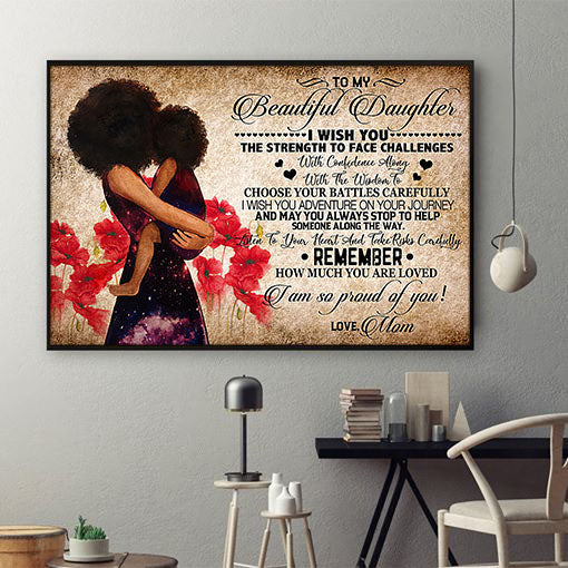 Black African American Poster Beautiful African American Poster Art Print African Queen Black King Digital Pretty Wall Art Home Decor