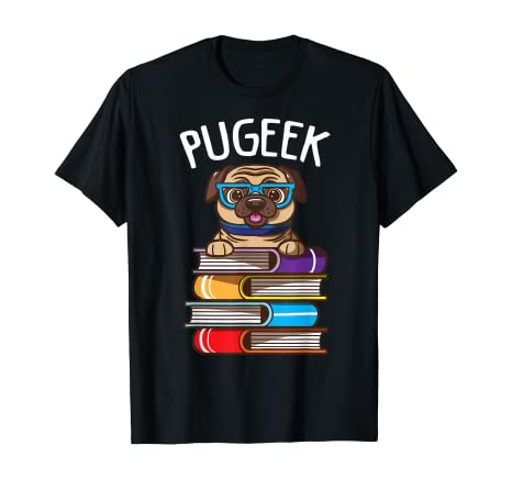 Funny Pug Dog Pugeek Gift Dog Lovers T-shirt