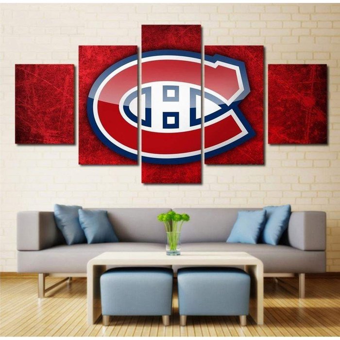 Hockey Montreal Canadiens Painting Canvas Home Decor Wall Art Poster. 1188