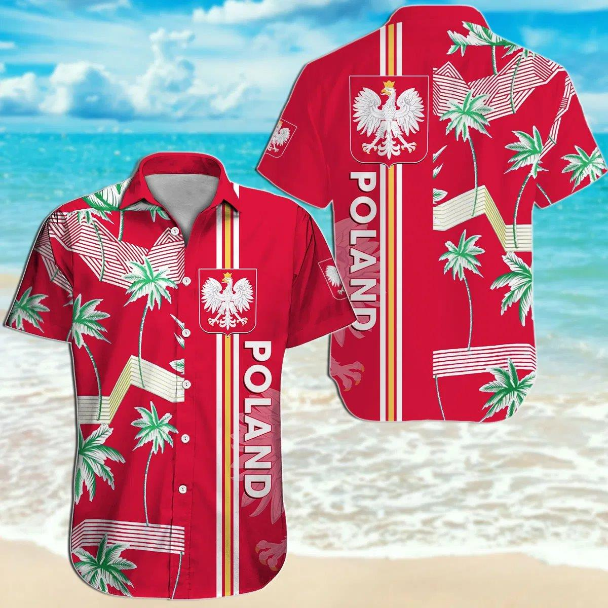 Poland Hawaii Shirt Unisex Adult Ha13099