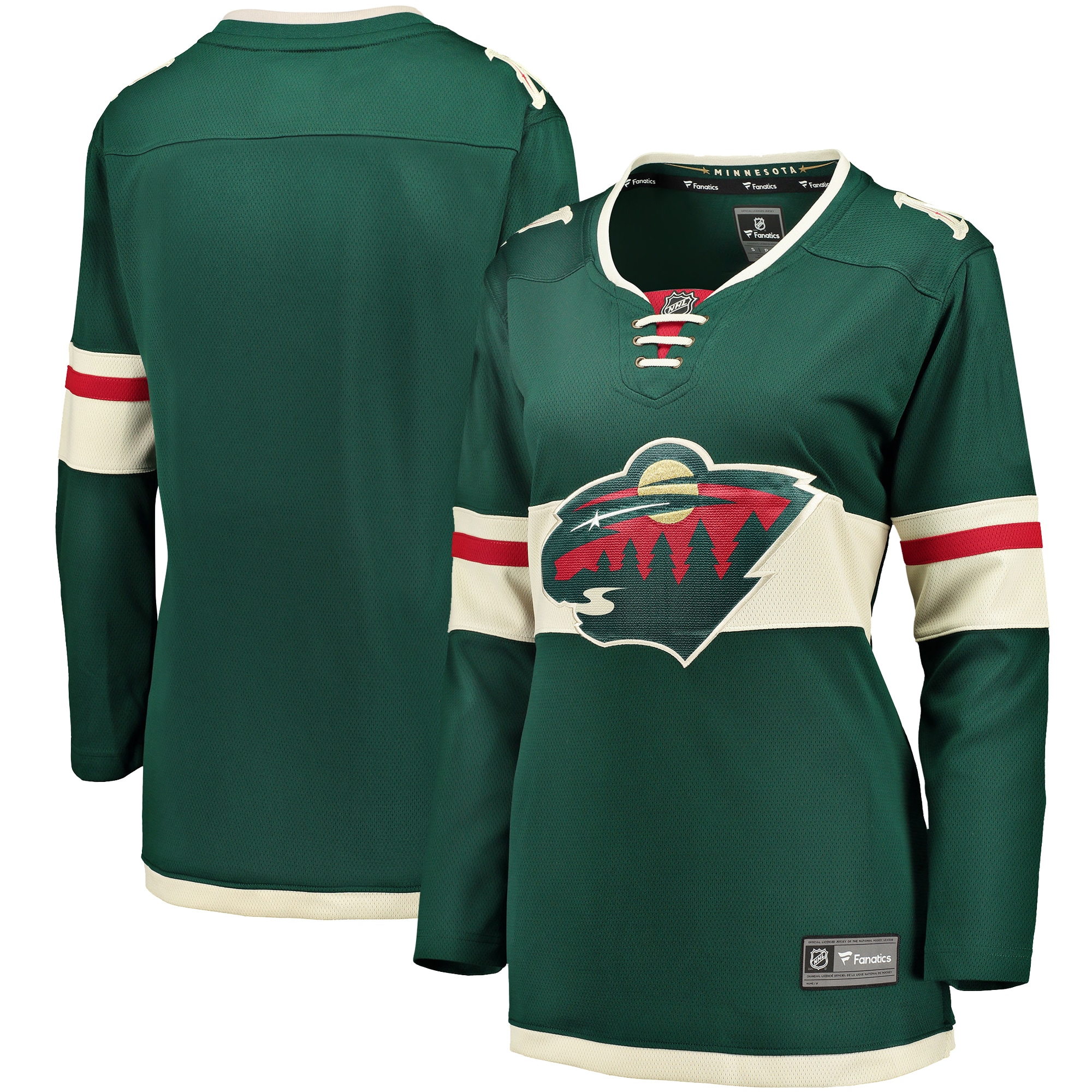 Minnesota Wild Branded Women's Breakaway Home Jersey – Green