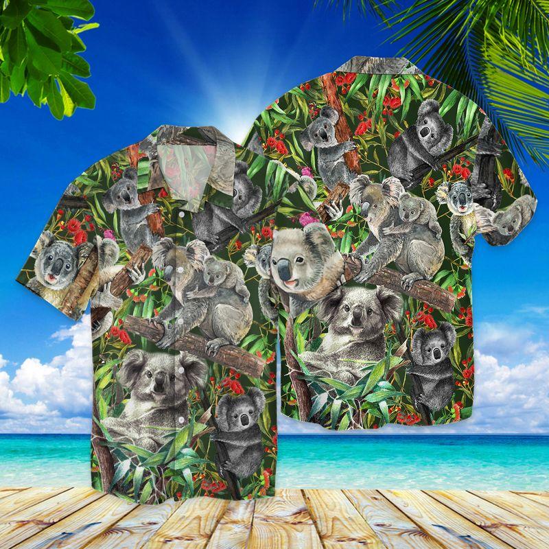 Awesome Koala Family Hawaii Shirt For Men Women Ha92506