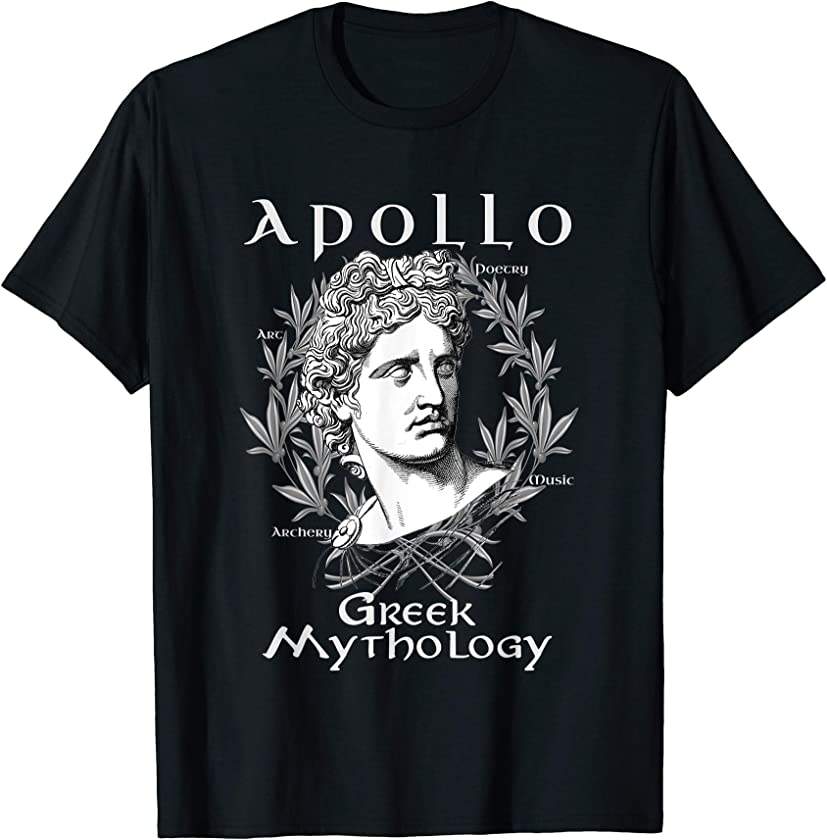 Apollo the God of Art and Music Vintage Greek Mythology T-Shirt