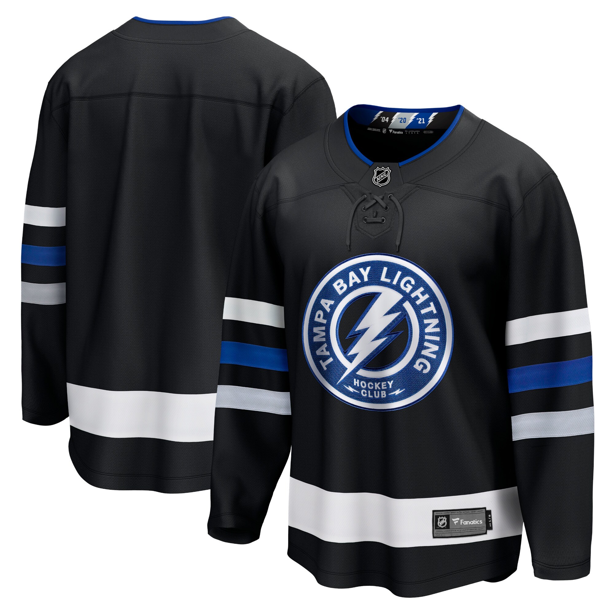 Tampa Bay Lightning Branded Alternate Premier Breakaway Jersey – Black