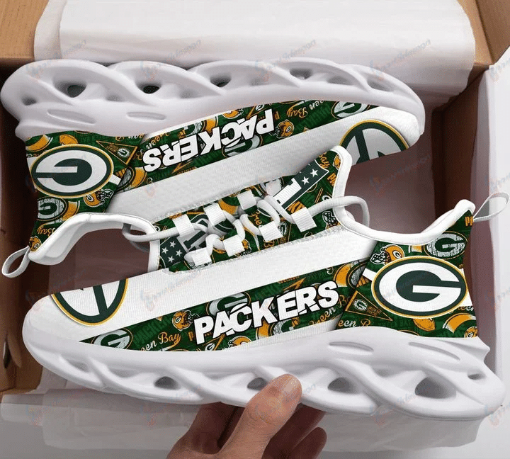 Green Bay Packers Yezy Running Sneakers 683