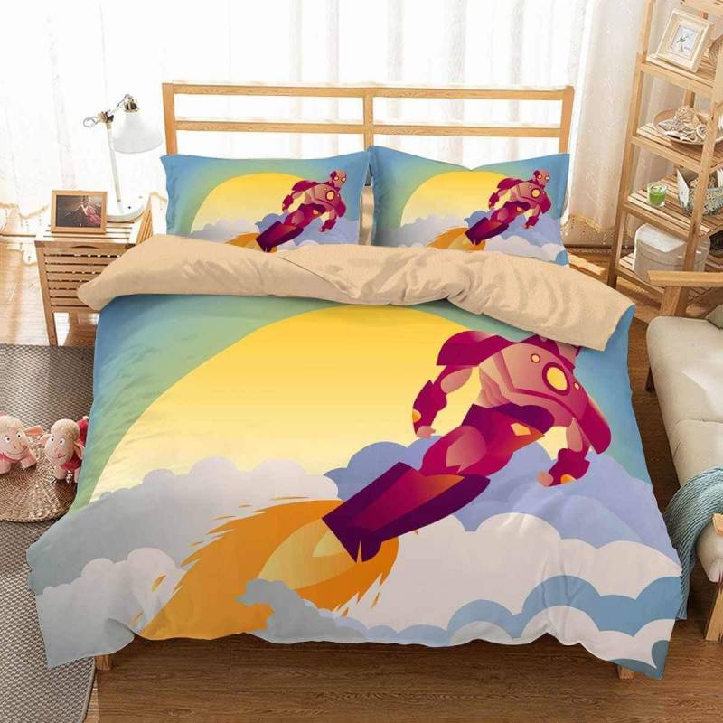 3D Customize Iron Man Bedding Set Duvet Cover Set Bedroom Set Bedlinen 1