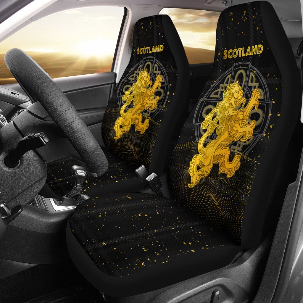 1Stscotland Car Seat Covers – Gold Scottish Lion Special A25