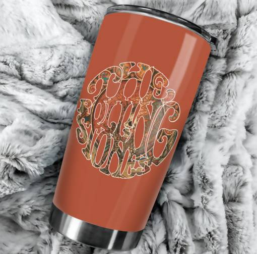 Rolling Stones Merch Free Style Tumbler Cup