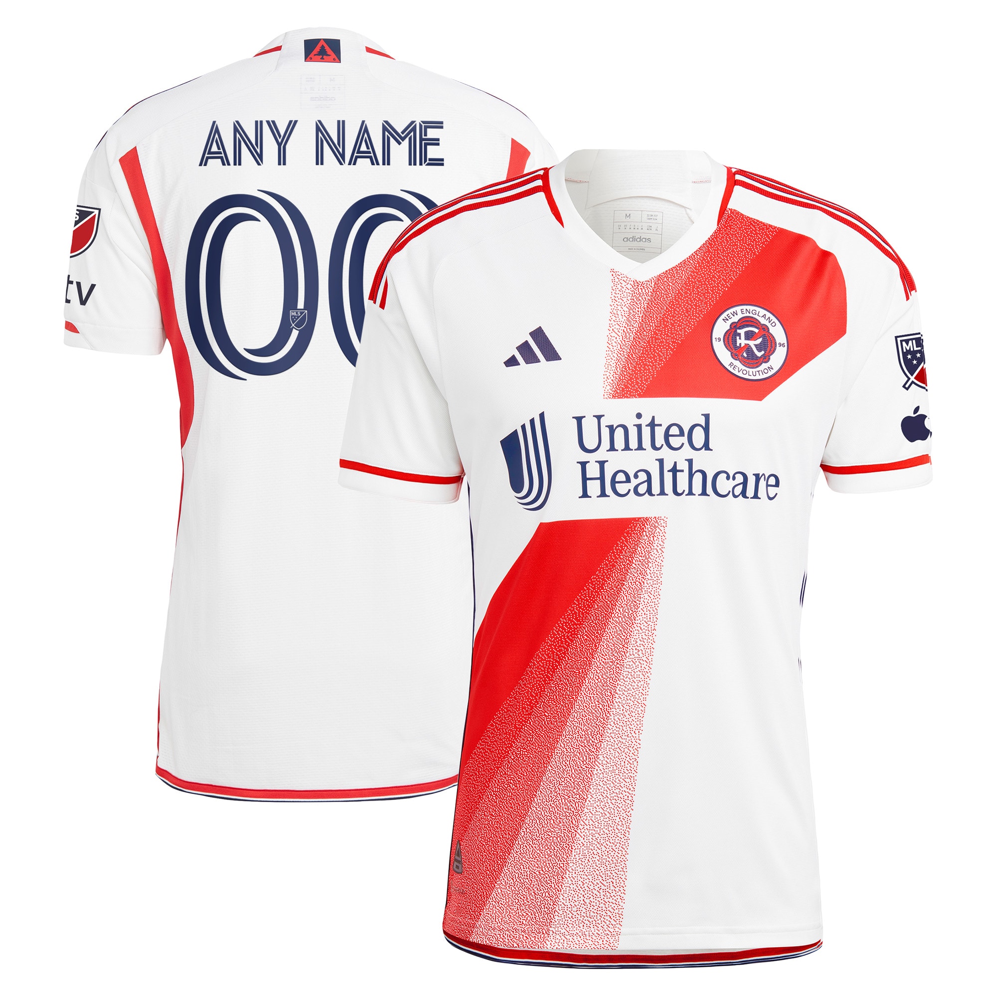 New England Revolution 2023 Defiance Authentic Custom Jersey – White