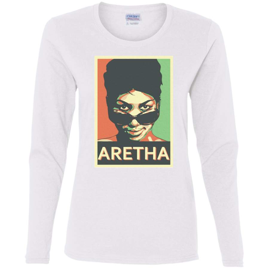 AGR Aretha Franklin Ladies’ Cotton LS T-Shirt