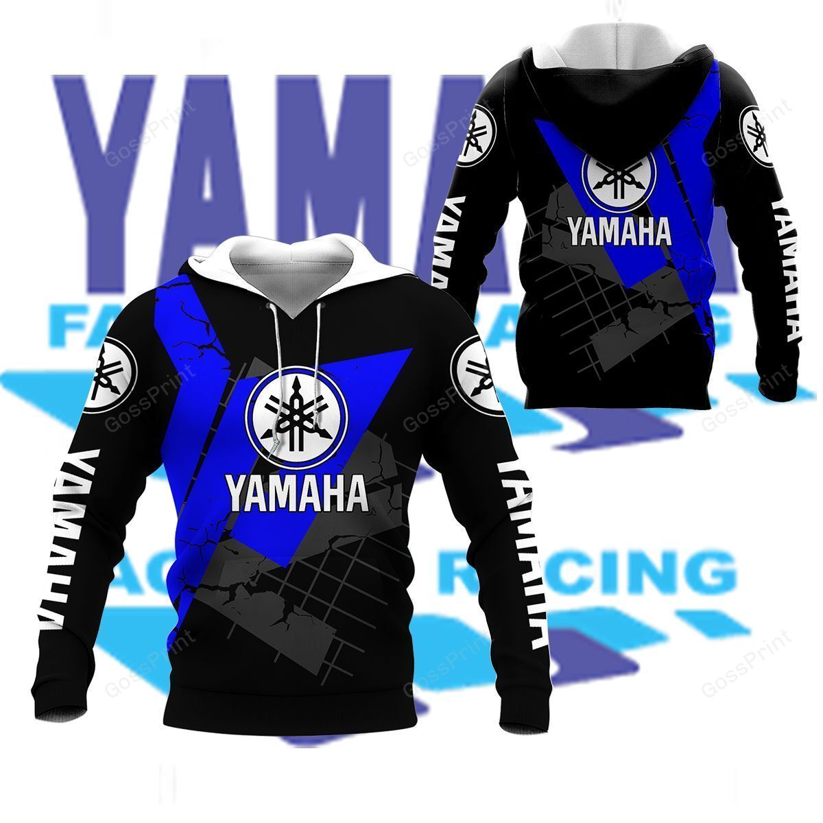 3D All Over Printed Yamaha Racing Shirts Ver 187