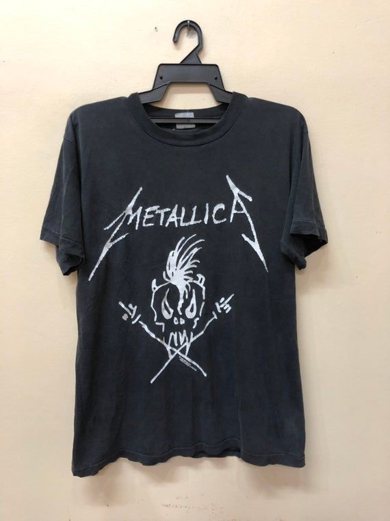 Vintage Metallica Europe 93 Promotour Bandtee Shirt 90S Soundgarden Mudhoney Butthole Surfers Melvins Silverchair Cranberries Pixies Lush Sm Shirt