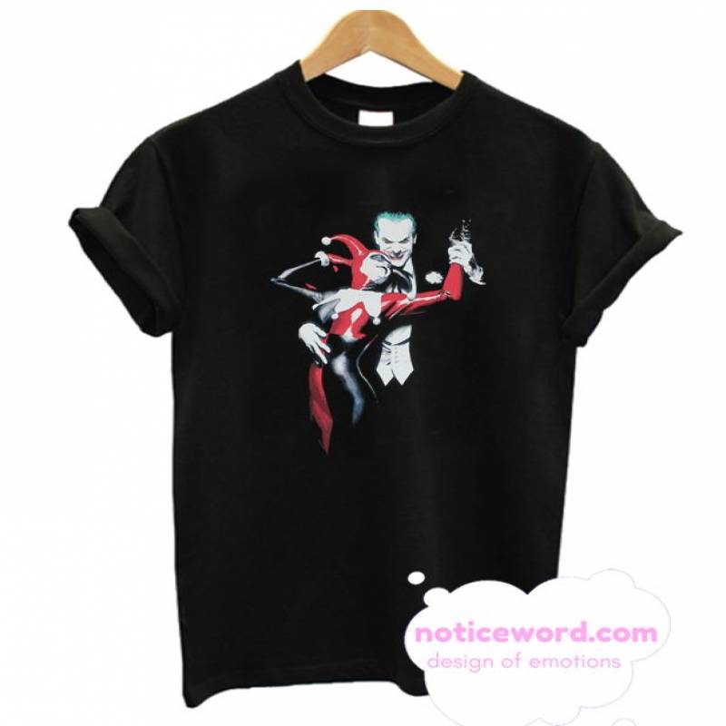 Batman – Harley Quinn & Joker Alex Ross Cover Image T Shirt