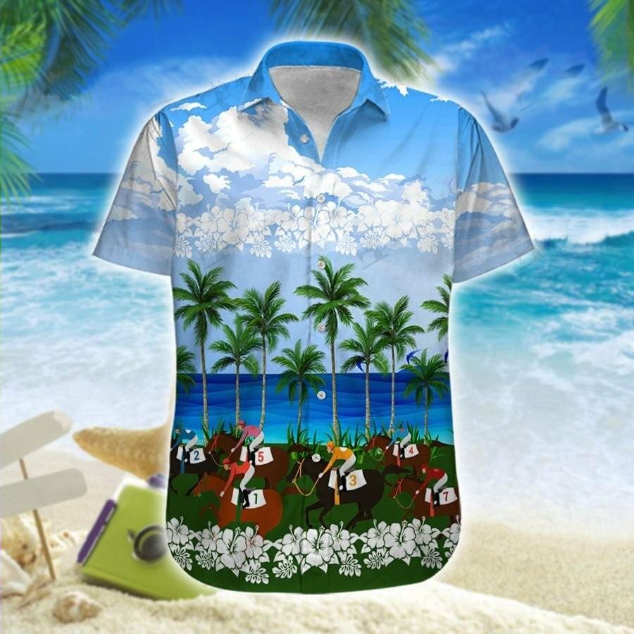 Tshirtshouse Style X Hawaiian Aloha Shirts Horse Racing Sky Hawaiian Shirt For Men, Hawaiian Shirt For Women, Aloha Shirt, Hawaii Shirt