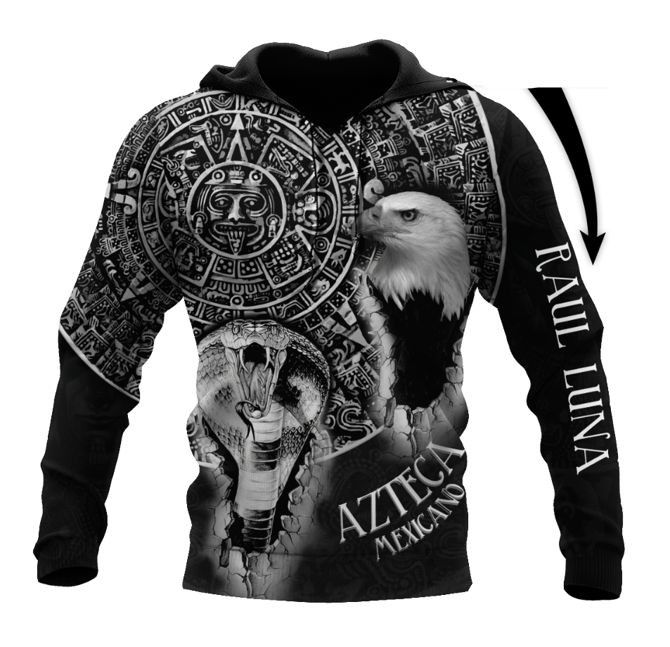 Aztec Mexican Customize 3D All Over Printed Hoodie