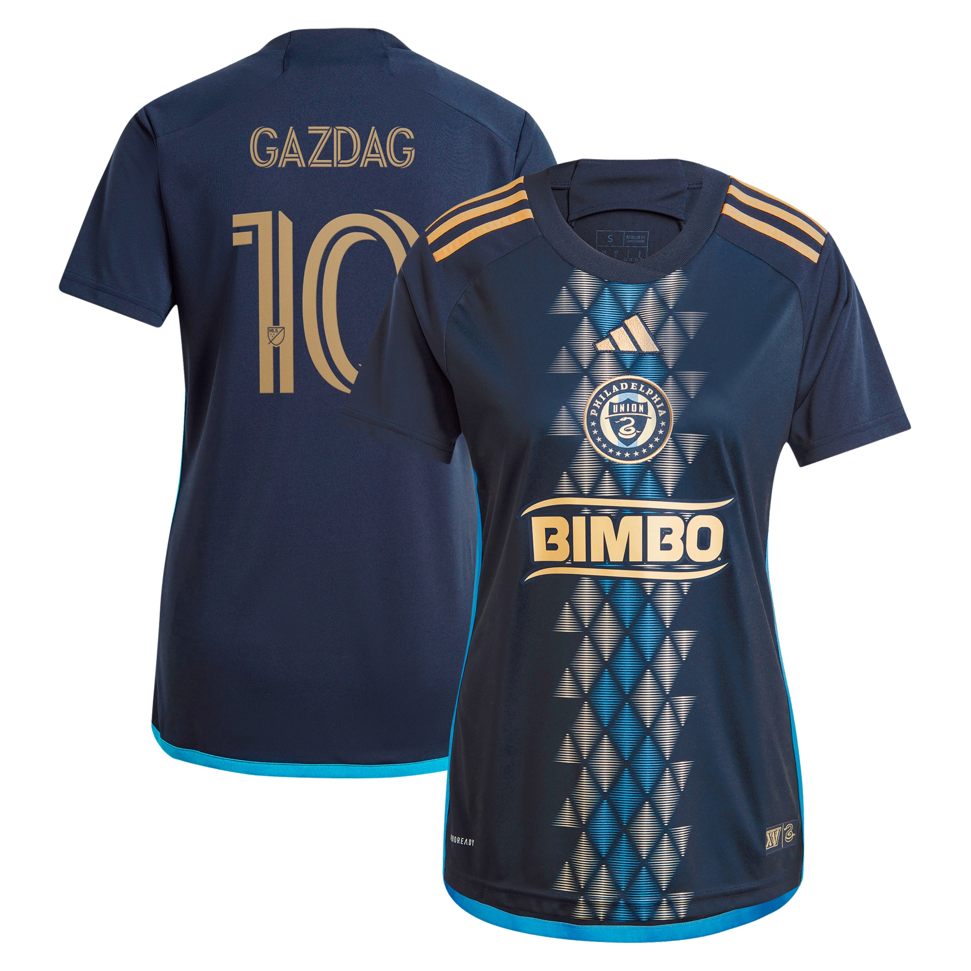 Daniel Gazdag Philadelphia Union Women's 2024 The XV Kit Replica Player Jersey  Navy