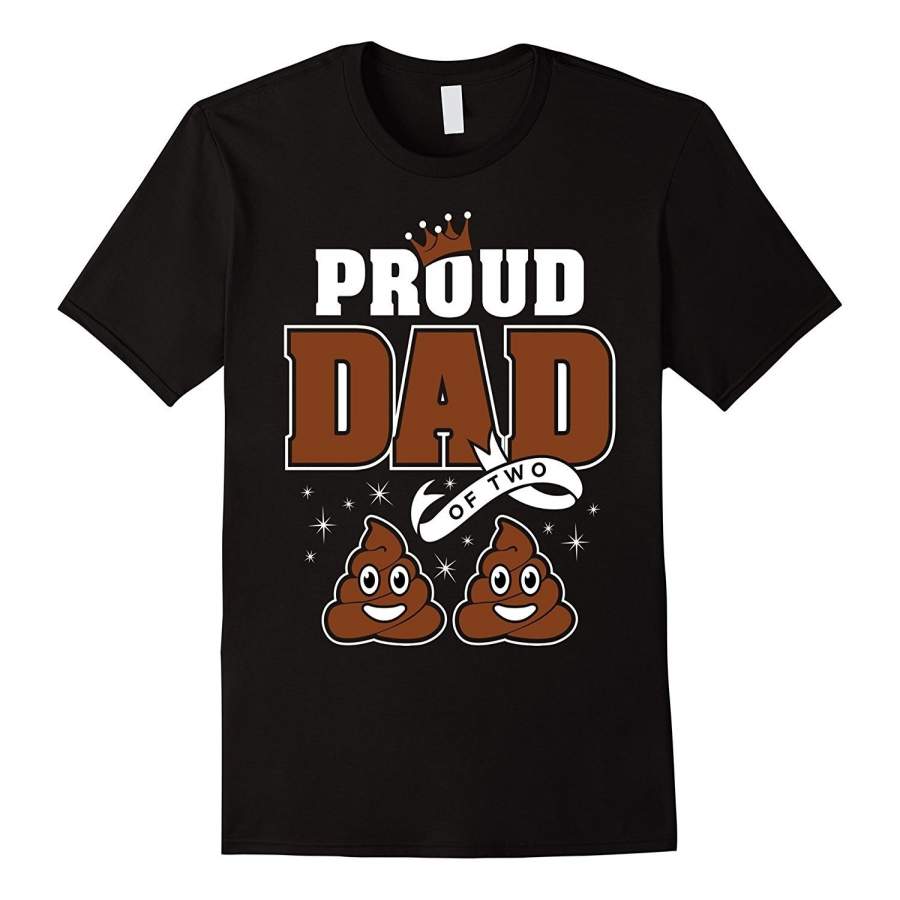 Proud Dad Poop Emoji Shirt