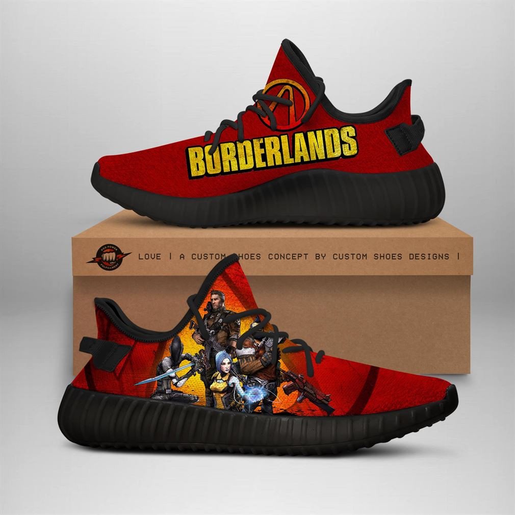 Borderlands Style Yeezy Sneakers Shoes Art 1695