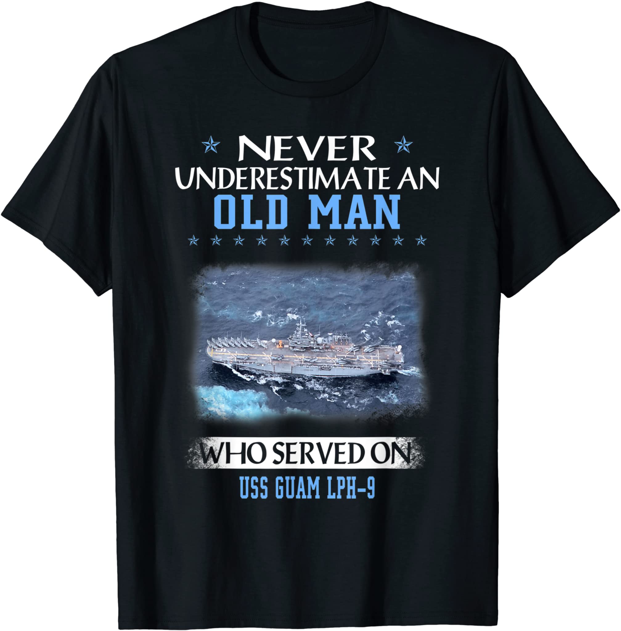 USS Guam LPH-9 Veterans Day Father Day Gift T-Shirt