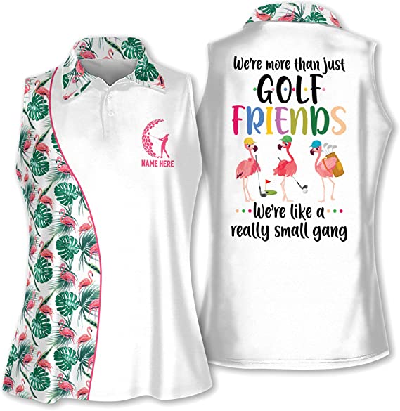 Personalized Golf Shirts For Women Sleeveless With Collar, Funny Golf Shirts For Women, Funny Golf Outfits For Women