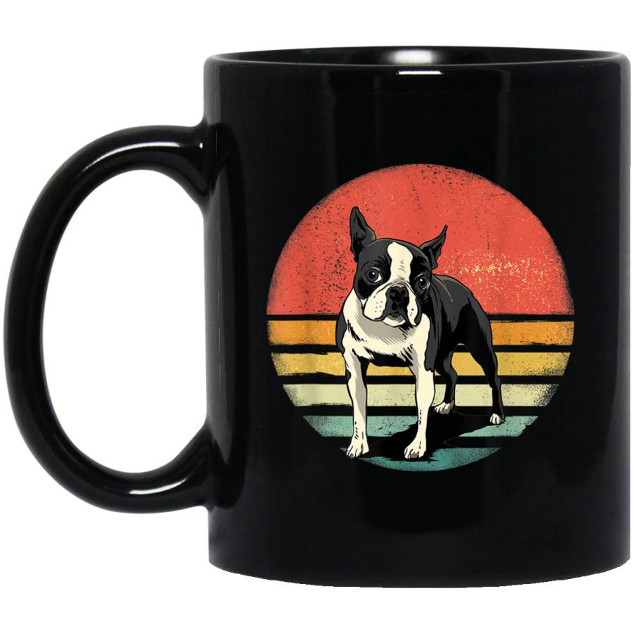 Boxer Dog Lover Retro Vintage 70s Dog Pet Gift Mug