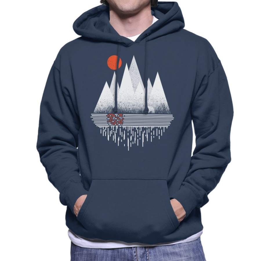 Wild Bear Mountain Symbols Men’s Hooded Sweatshirt