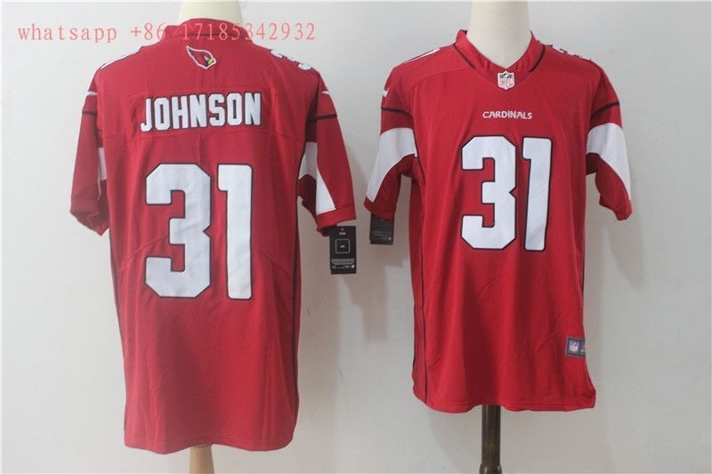 Arizona Cardinals David Johnson #31 2020 NFL Red Jersey Jersey