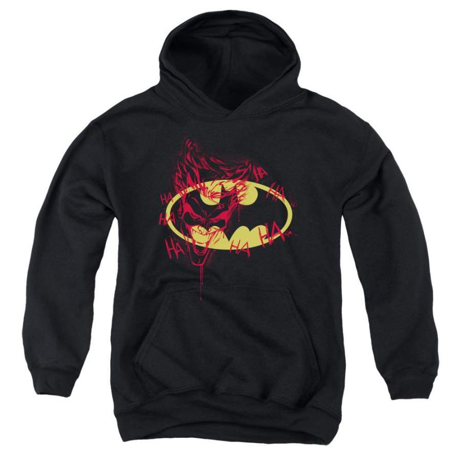 Batman – Joker Graffiti Youth Pull Over Hoodie